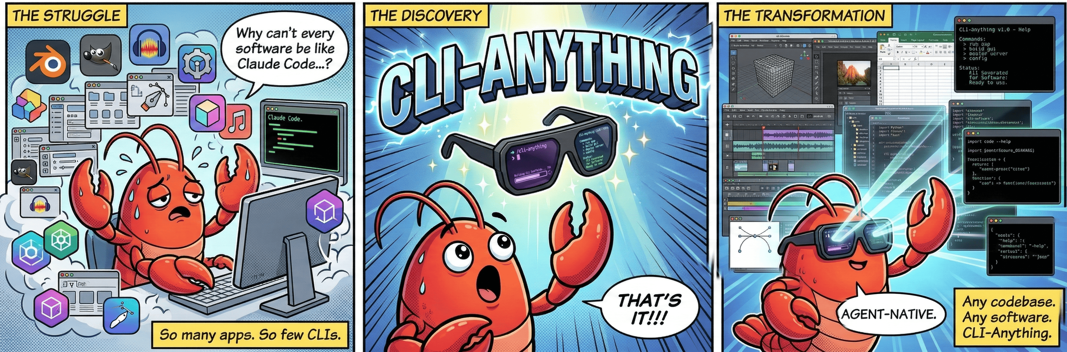 CLI-Anything 官方项目架构与支持软件总览